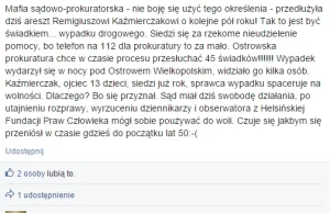 Świadek wypadku siedzi rok w więzieniu, Sąd wyrzuca dziennikarzy i utajnia rozp.