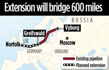 BP i Gazprom rozważają przedłużenie Nord Streamu do Wielkiej Brytanii