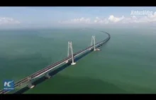 Niesamowite nagranie. Najdłuższy na świecie most niemal gotowy. Nie...