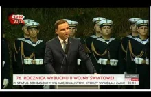 Mocne przemówienie Prezydenta Dudy na Westerplatte w rocznice wybuchu II WŚ