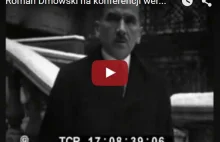 Roman Dmowski na konferencji wersalskiej - unikatowe nagranie wideo