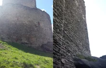 Zamykają część zamku Chojnik, bo na turystów spadają kamienie