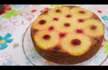 Przepis na angielskie ciasto z ananasem