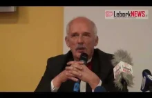 Spotkanie z Januszem Korwinem-Mikke w Lęborku - 26.02.2014