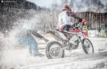 Na nartach za motocyklem - Skijoering w Karpaczu (relacja z imprezy)