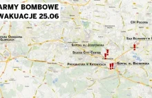 Alarmy bombowe na Śląsku i w Zagłębiu.