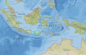 Silne trzęsienie ziemi w Indonezji