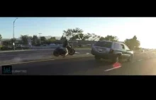 Dangerous road rage car vs bike NEW 23.09.2016