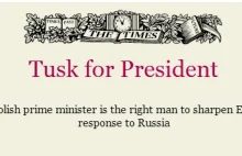 Brytyjczycy chcą prezydenta Tuska