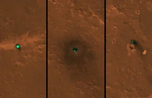Zielony punkt na powierzchni Marsa. Niezwykłe zdjęcia z teleskopu HIRISE