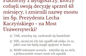 Sugestywne odpowiedzi w sondzie wPolityce.pl