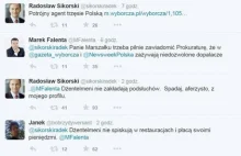 "Spadaj aferzysto" Sikorski kulturalny na Twitterze.