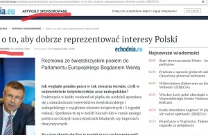 Dbam o to, aby dobrze reprezentować interesy Polski...