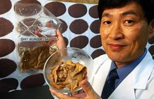 Z czego japoński naukowiec przyrządził hamburgery?