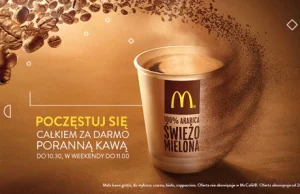 McDonald’s: kawa gratis codziennie rano!