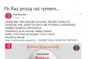 Robią biznes na śmierci Piotra S., który podpalił się w Warszawie.