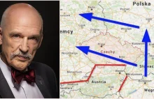 Uchodźcy w Polsce. Janusz Korwin-Mikke tłumaczy zagrożenie na mapie
