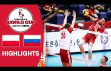 POLSKA vs. ROSJA - [SKRÓT] || Puchar Świata 2019 w siatkówce mężczyzn