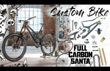 Składanie roweru Santa Cruz V10 + customowe malowanie