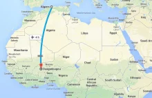 Utracono kontakt z samolotem lecącym nad Algerią
