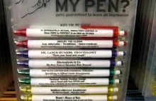 Masz problem z osobami, które pożyczają od Ciebie długopisy...