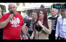 Britain First przyjechało wspierać Jacka Międlara