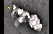 Nowe nagrania z rosyjskich nalotów w Syrii.