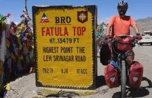 Polski podróżnik przejechał 1300 km rowerem przez Himalaje