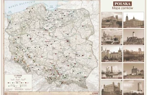 Zamki w Polsce [Mapa]