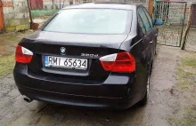 Skradziono samochód, BMW, czarny, RMI 65634