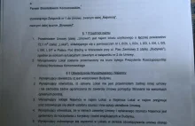 Skan umowy pomiędzy Zamkiem Królewskim a instytutem Komorowskiego