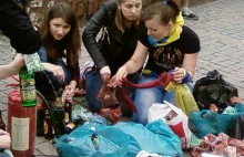 Rzeszów: Ukraińscy studenci żebrzą