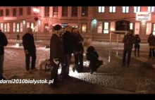 Białystok przeciwko ACTA po raz drugi! Relacja z 3.02.2012