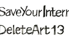 Save Your Internet – Delete article 13