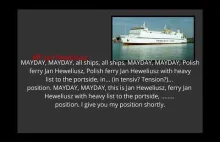 M/F Jan Heweliusz MAYDAY - historyczne nagranie