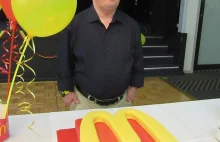 McDonald's worker with Down syndrome celebrates 30 YEARS in the job