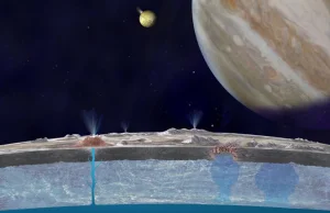 Słonowodny ocean pod powierzchnią księżyca Jowisza