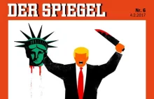 "Der Spiegel" wzywa do oporu przeciwko Trumpowi i szokuje okładką