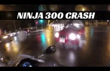 Wypadek podczas testu Ninja 300