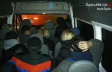 Tak po Polsce jeżdżą Ukraińcy !!! 14 osób w 9-miejscowym busie