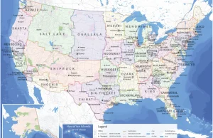 Jak wyglądałyby Stany Zjednoczone, gdyby każdy stan miał taką samą populację?