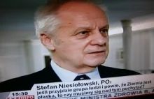 Gdy dzieją się rzeczy ważne, chorzy ludzie pałętają się po ekranach...