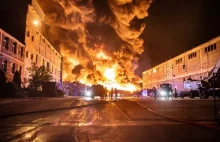 Pożar wysypiska śmieci w Zgierzu. 45 zastępów straży pożarnej walczy z...