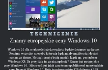 Znamy europejskie ceny Windows 10 - Wszystko co techniczne