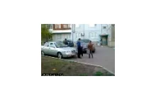 Walka o miejsce parkingowe w Rosji