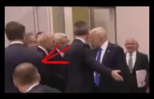 Trump ignoruje Andrzeja Dudę podczas spotkania NATO - video zdjęcia