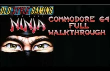 Commodore 64 The Last Ninja. Gameplay i świetna muzyka na ośmiu bitach.