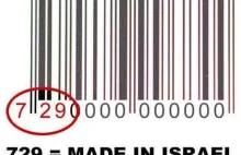 Kod produktów z Izraela zaczyna się od 729.