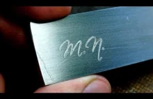 Jak w prosty sposób "wypalić/wytrawic" swoje logo na kawałku metalu np. noża
