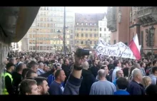 Manifestacja przeciw islamizacji Wroclaw 27.09.